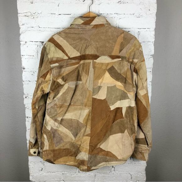 Vintage Leather Patchwork Jacket - Picture 3 of 9